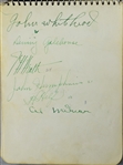Signed Album With Lou Gehrig, DiMaggio, Williams and Over a 100 Baseball Autographs 