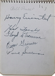 Signed Album With Lou Gehrig, DiMaggio, Williams and Over a 100 Baseball Autographs 