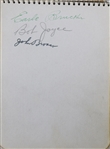 Signed Album With Lou Gehrig, DiMaggio, Williams and Over a 100 Baseball Autographs 