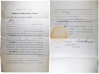  A rare Franklin D. Roosevelt Extradition as President,