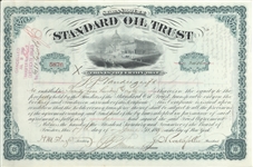 Standard Oil Trust Signed by Rockefeller and Flagler