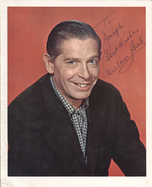 Milton Berle Signed Contract