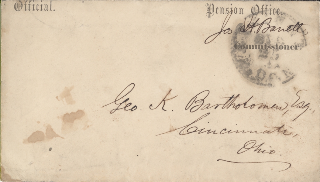 Civil War Letter on General  McLellan