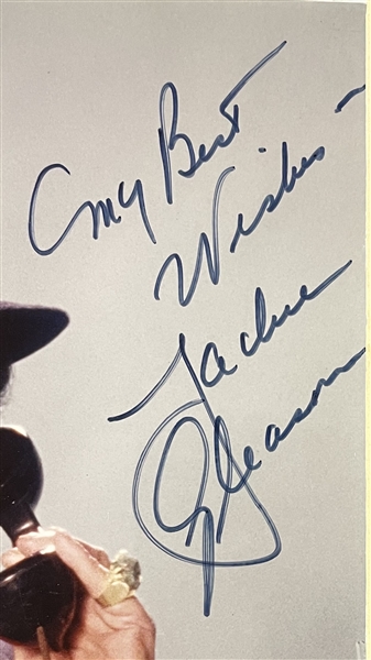 Jackie Gleason Signed Photo