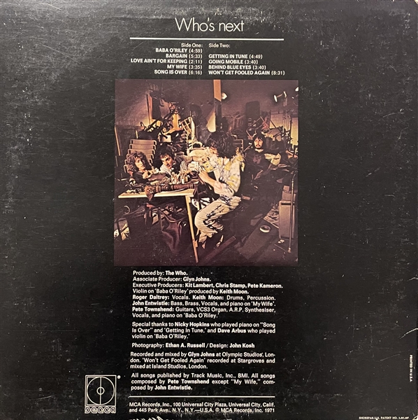 The Who Singed Album Coverby Pete Towshend
