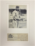 Ty Cobb Signed Check 