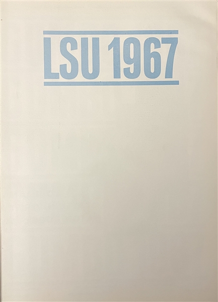 LSU 1967 Yearbook From Pete Maravich's Freshman Year