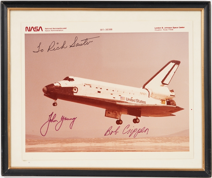 Columbia STS-1 Archive, includes Flown Artifacts