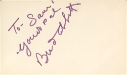 Abbott and Costello Autographs