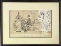 A group of three 19th century artist Illustrations by Fredrick Opper, I M. Howarth, W.H. Calloway