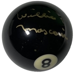Willie Mosconi Signed Eight Ball