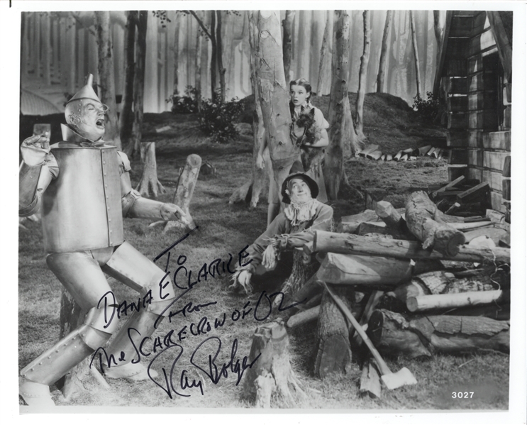 Ray Bolger Signed Photo (Wizard of Oz)