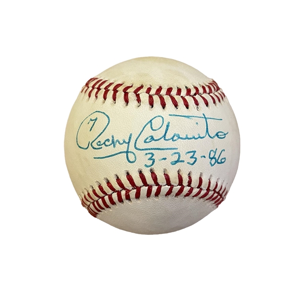 Early Wynn, Jim Thorne, Bob Lemon, Rocky Colavito Signed Baseballs (Cleveland Indians)