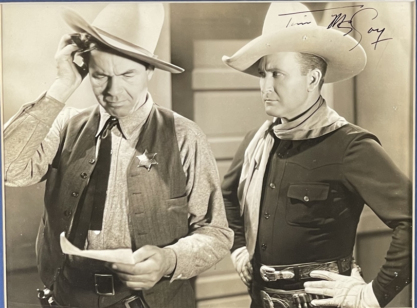 Buck Jones & Tim McCoy Western Star Signed Photo