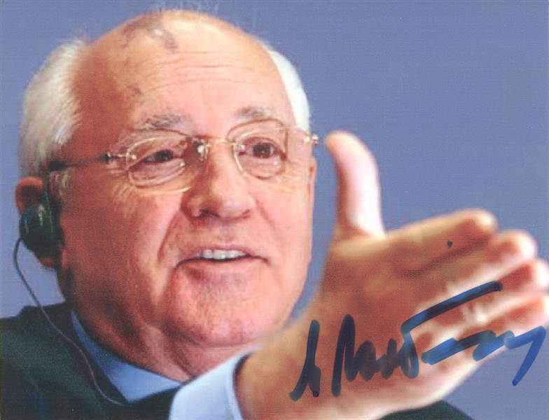 Mikhail Gorbachev Signed Photos