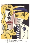 Roy Lichtenstein Signed Postcard