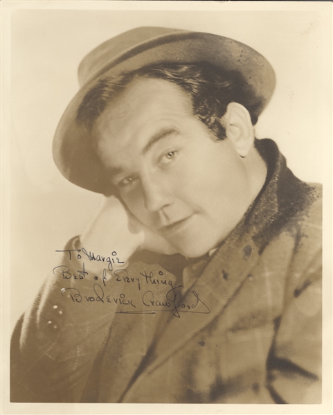 Broderick Crawford Signed Photo