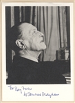 W. Somerset Maugham Signed Photo