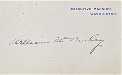 William McKinley signed rare Executive House 