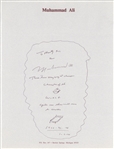 Muhammed Ali Drawing and Signature