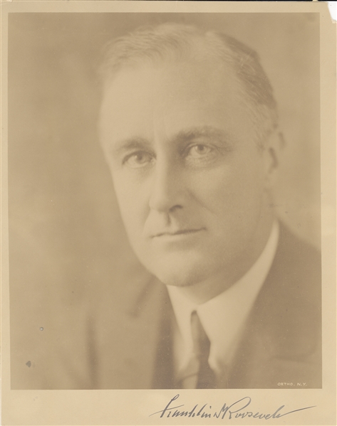 Franklin D. Roosevelt Signed Photo