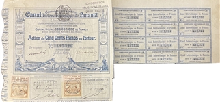 Panama Canal - Canal Interoceanique de Panama - Stock Certificate
