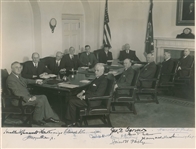 Franklin D. Roosevelt Signed Photograph of His Cabinet