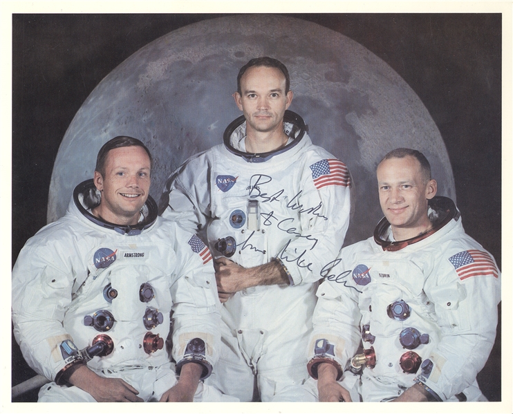 Michael Collins Signed Photo (Apollo 11)