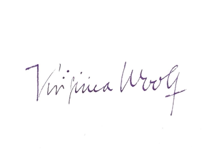 1930 Signed Virginia Woolf Beau Brummell