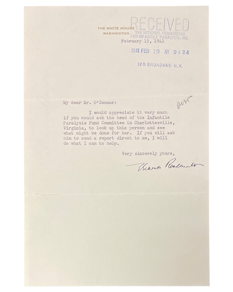 Eleanor Roosevelt (First Lady) TLS