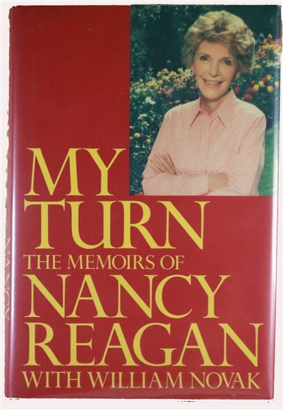 Nancy Reagan (First Lady) Signed Book: My Turn: The Memoirs of Nancy Reagan
