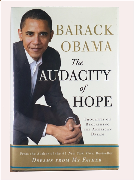 Barrack Obama Signed Book: The Audacity of Hope