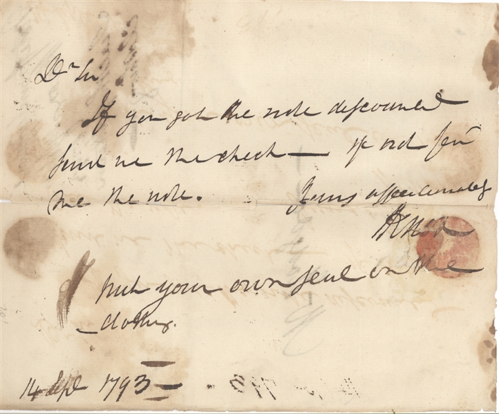 Henry Knox Autograph Letter Signed