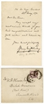  Sir Henry M. Stanley Uncommon Letter