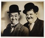 Stan Laurel and Oliver Hardy Signed Photo