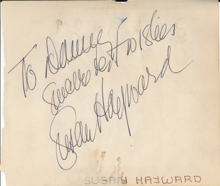 Susan Hayward Collection