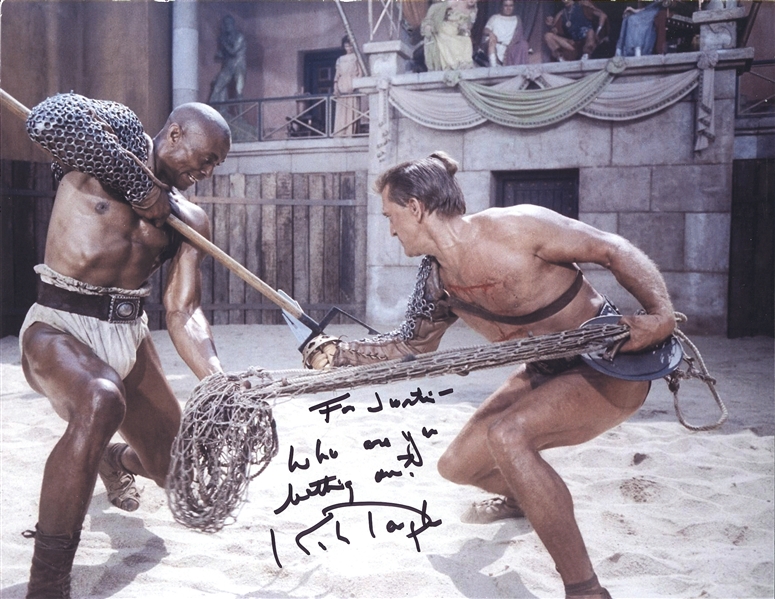 Kirk Douglas Signed Photo (Spartacus)