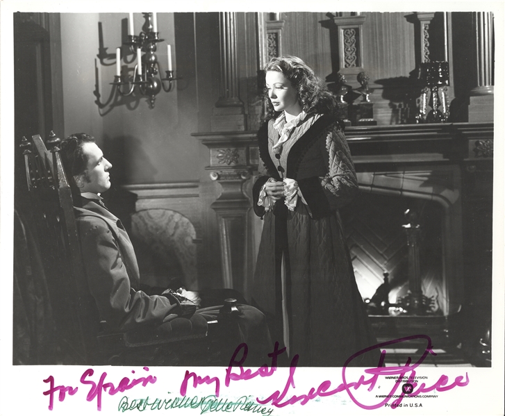 Vincent Price and Gene Tierney Signed Photo