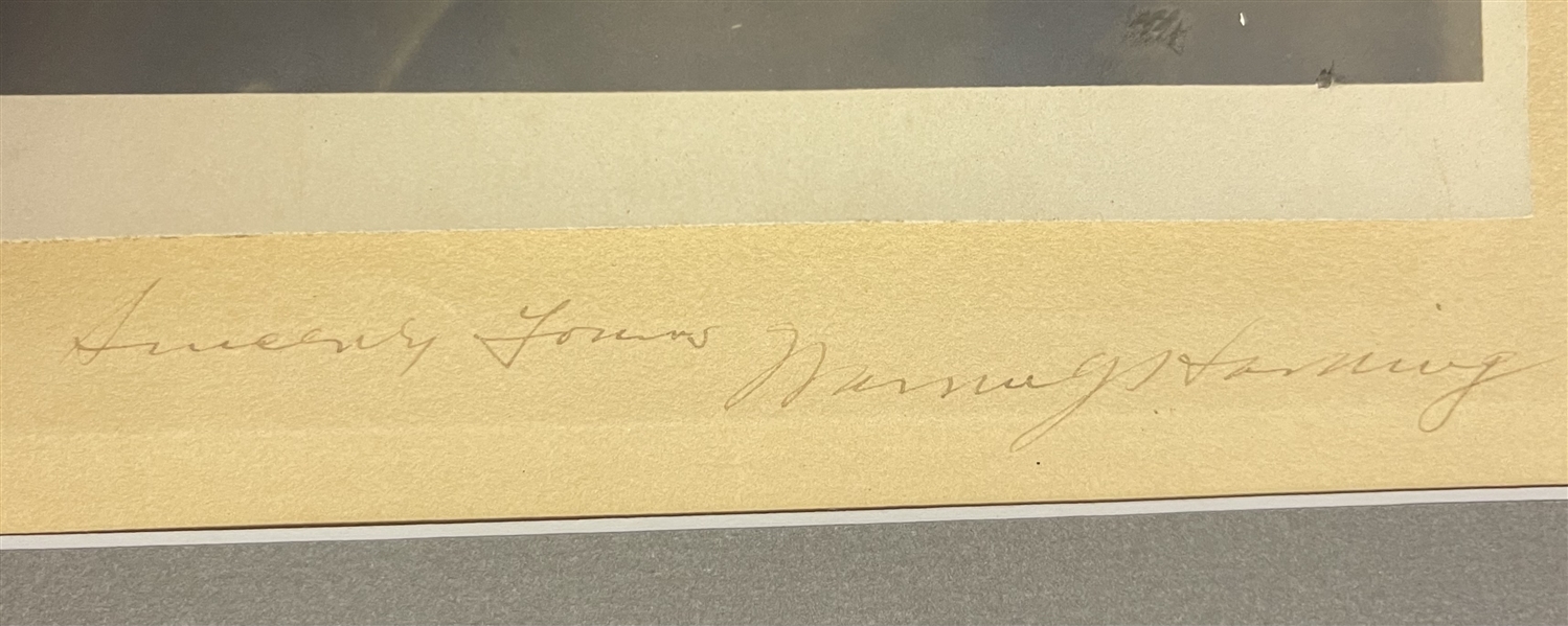 Warren G. Harding Signed Photo