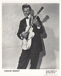 Chuck Berry Vintage Signed Photo