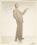 Rare Vintage Frankie Lymon Signed Photo