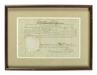 Thomas Posey Indiana Territory Signed Document