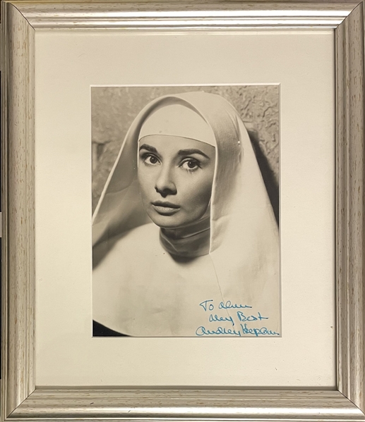 Audrey Hepburn Signed Photo From The Nun's Story