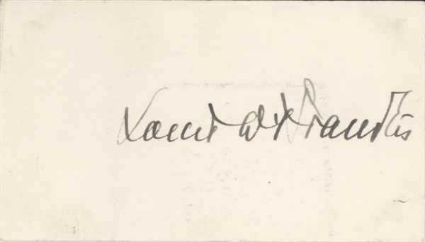 Louis Brandeis Signed Card