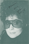 Yoko Ono & Michelle Phillips Signed Photos