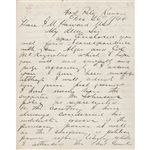 George A. Custer Autograph Letter Signed on Andrew Johnson and Suffrage