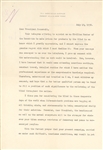 Helen Keller Typed Letter Signed to FDR - "I bless you for considering the blind in these desperate days"