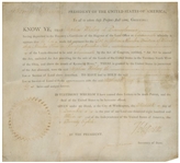 Thomas Jefferson and James Madison Signed Cincinnati Land Document 