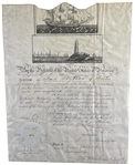 Ships Passport signed by "James K. Polk" as president and "James Buchanan" 