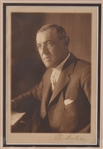 Woodrow Wilson Large Signed Photo by Harrison & Ewing